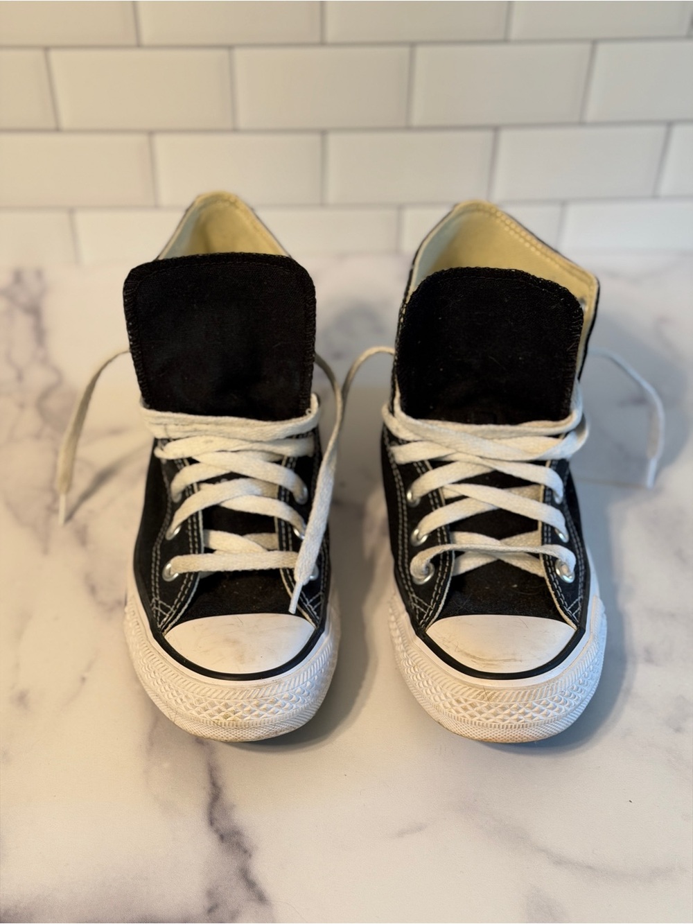 Converse Chuck Taylor All Star High Top Black Sneakers Women’s 8 Men’s 6 - Picture 11 of 12